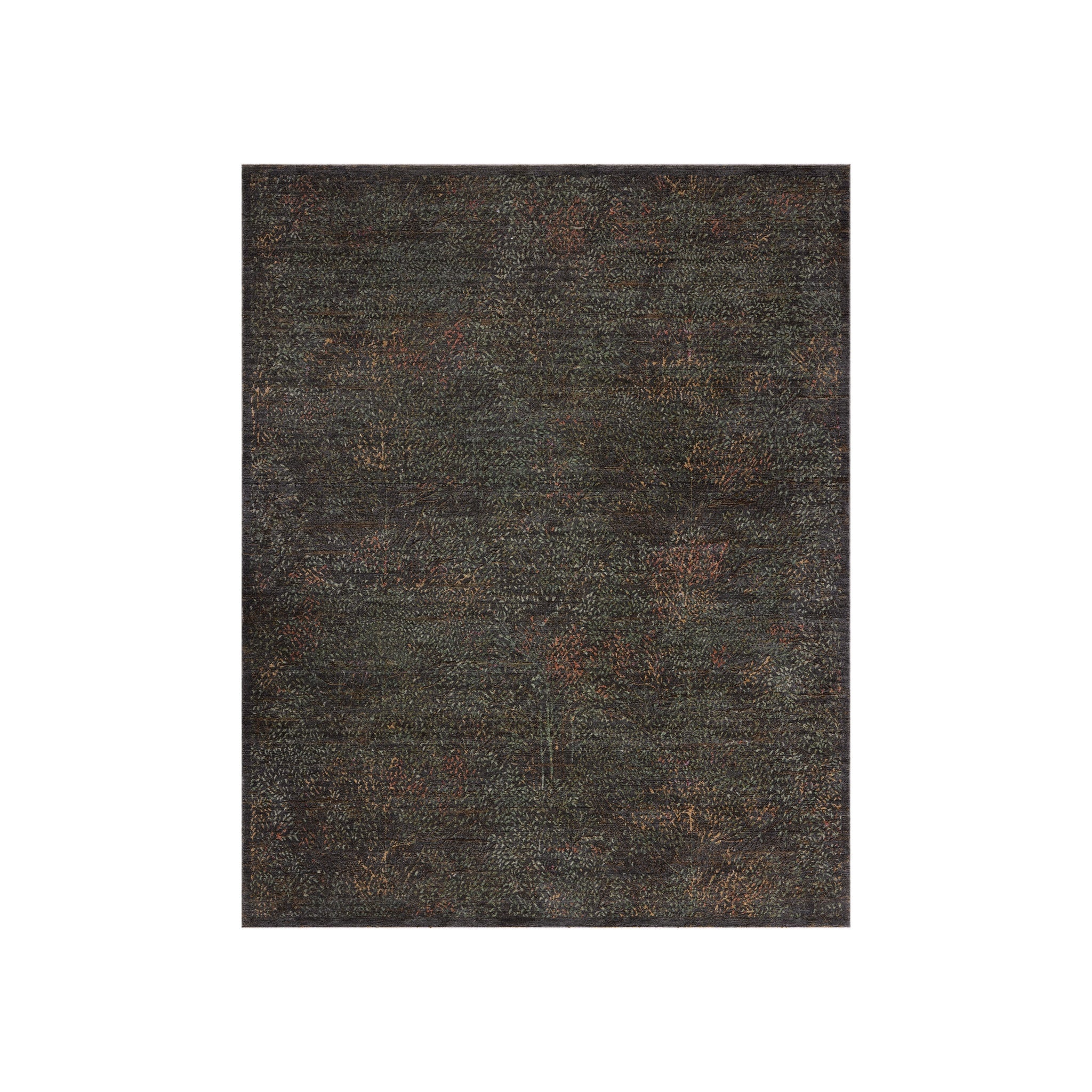 Loloi Winchester Ink / Forest Rug, 18" x 18"