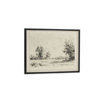 Briar Framed Print On Linen ARTWORK - framed art Moe's Furniture
