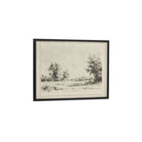 Briar Framed Print On Linen ARTWORK - framed art Moe's Furniture