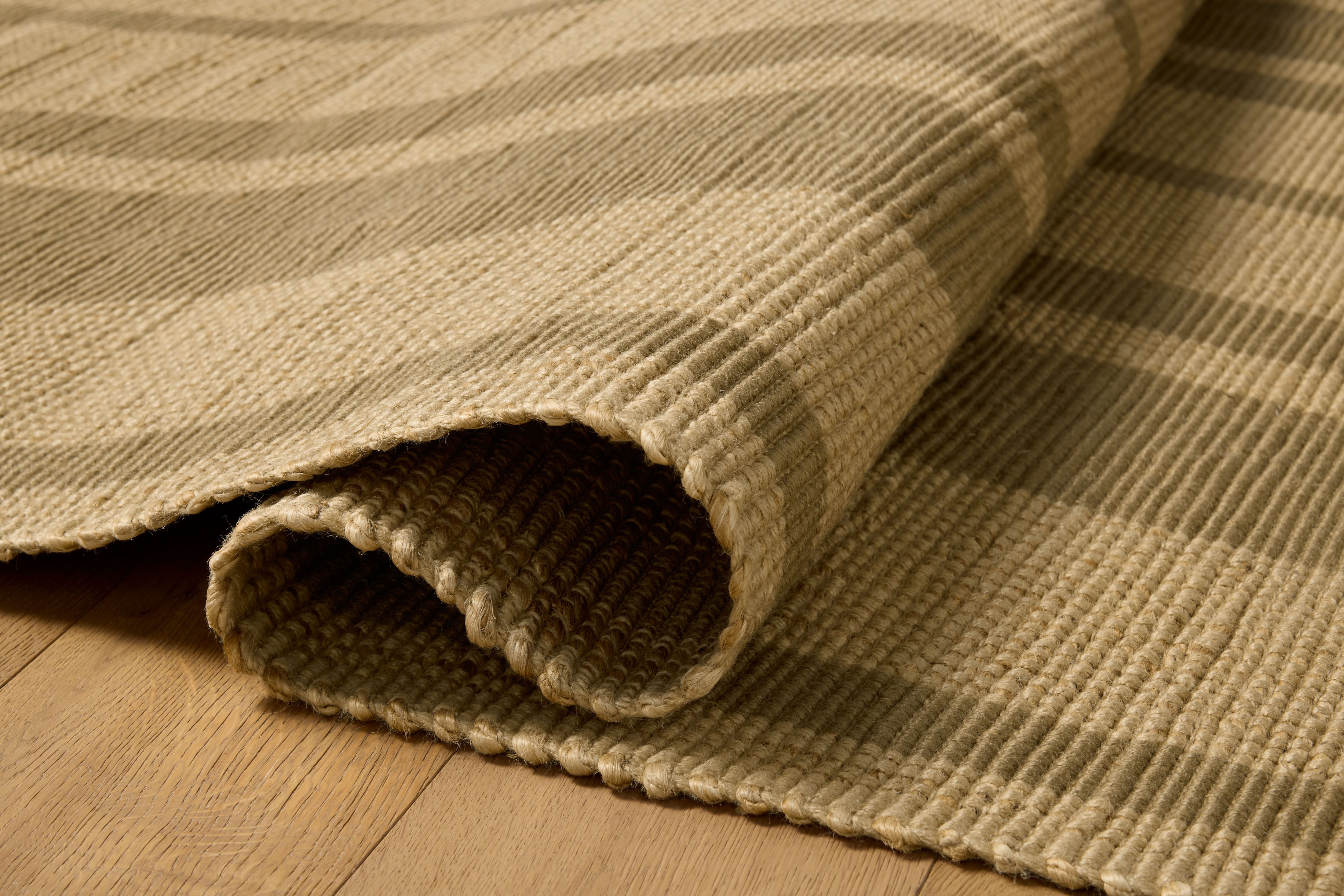 Leanne Ford x Loloi Weatherstaff Natural / Olive Sample Rug RUGS - jute Loloi