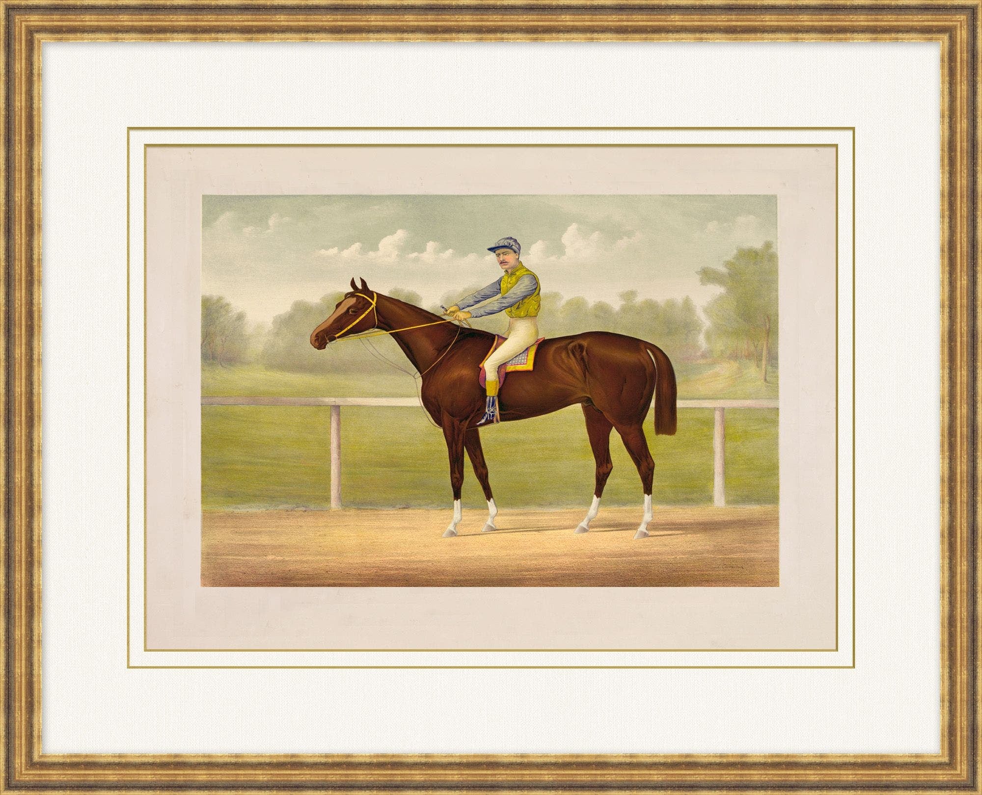 "Derby Race" Framed Art Print ARTWORK - framed art Wendover Art Group