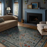 Rifle Paper Co. x Loloi Wildwood Sage Rug RUGS-patterned Loloi