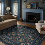 Rifle Paper Co. x Loloi Wildwood Navy Rug RUGS-patterned Loloi