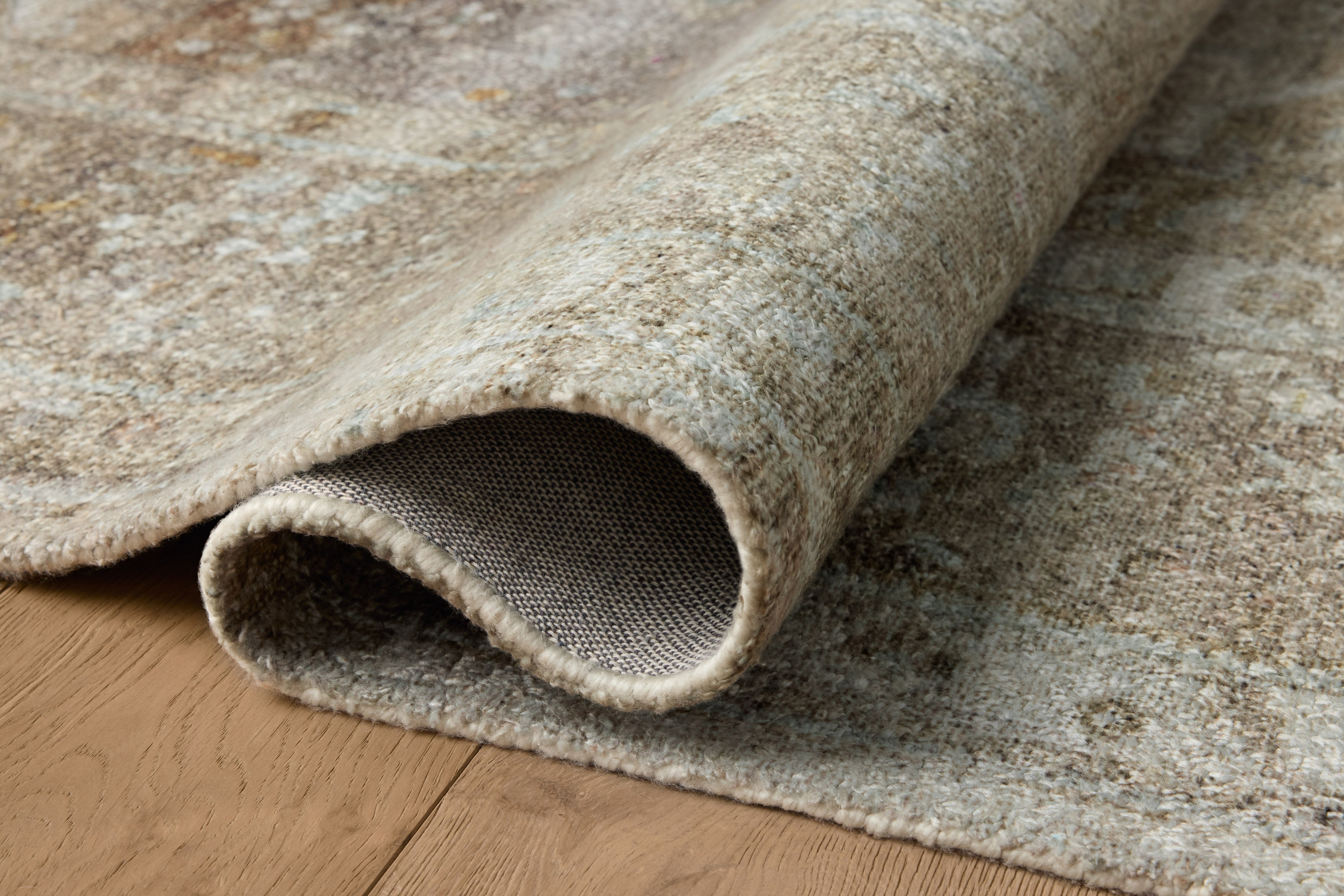 Magnolia Home by Joanna Gaines x Loloi Wimberly Earth / Multi Rug, 18" x 18" Sample – view 4