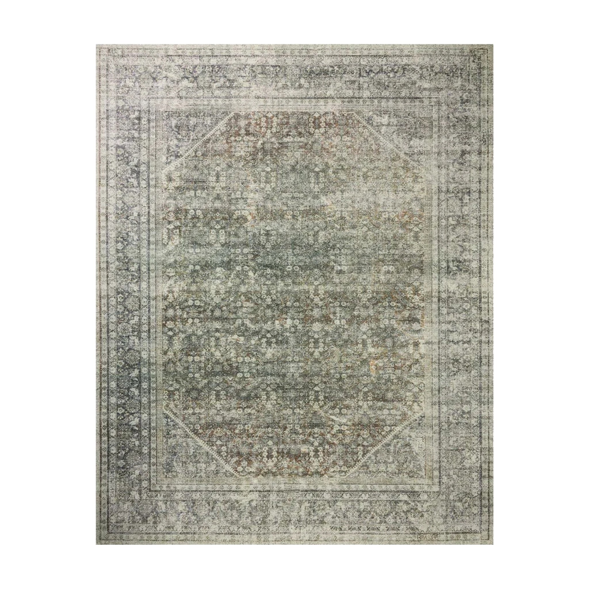 Joanna Gaines x Loloi Wimberly Tobacco / Rust Rug RUGS - synthetic Loloi 18" x 18"