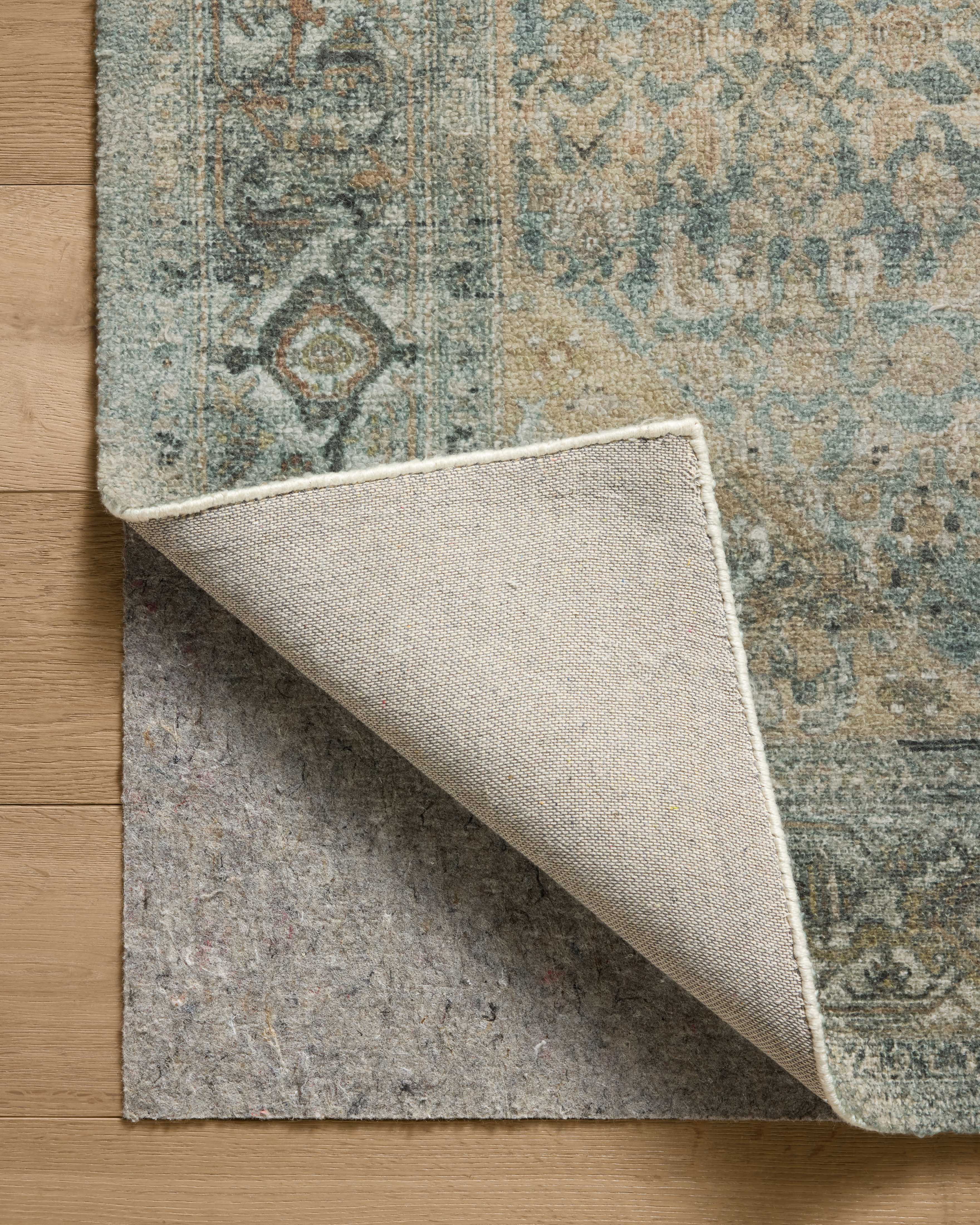 Magnolia Home by Joanna Gaines x Loloi Wimberly Lagoon / Wheat Rug RUGS - synthetic Loloi 18" x 18" sample
