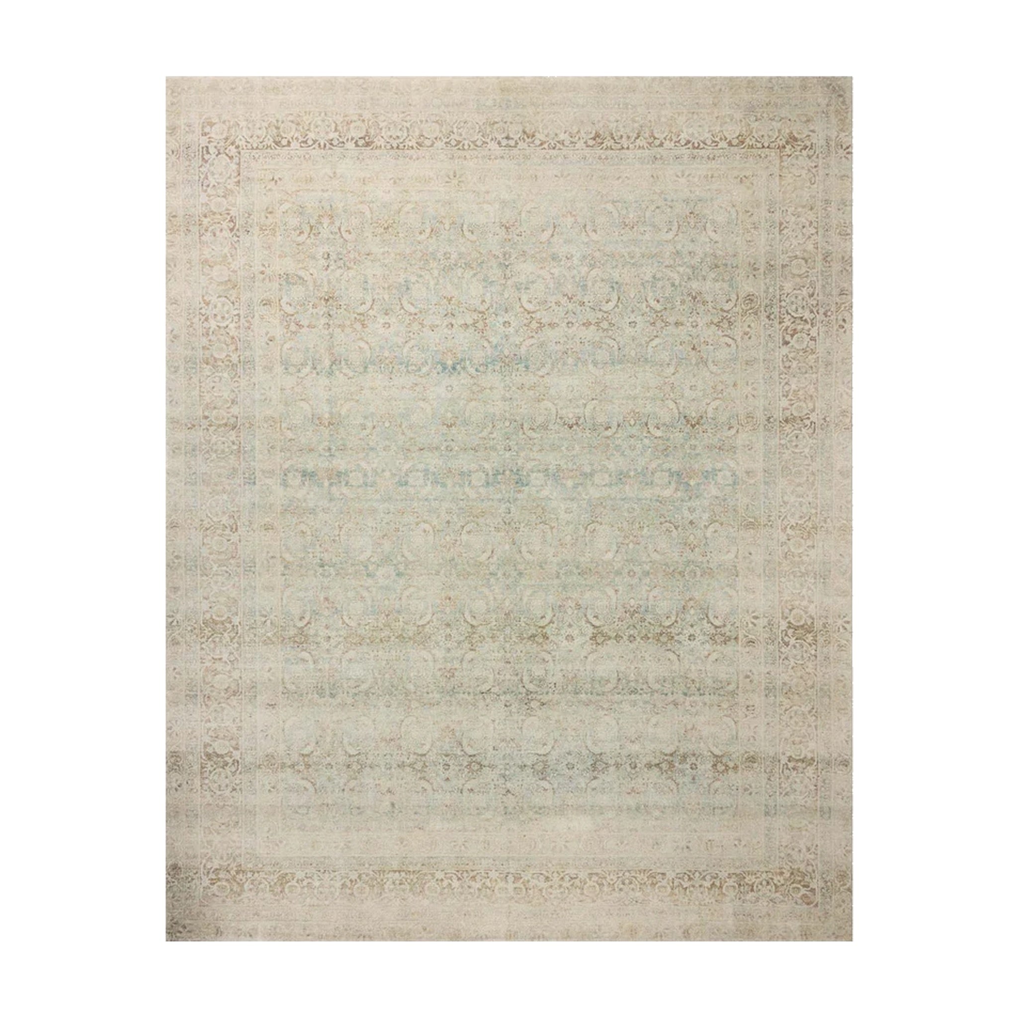 Joanna Gaines x Loloi Wimberly Sky / Copper Rug RUGS - synthetic Loloi 18" x 18"