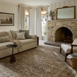 Magnolia Home by Joanna Gaines x Loloi Wimberly Bark / Ivory Rug, 18" x 18" Sample – view 4