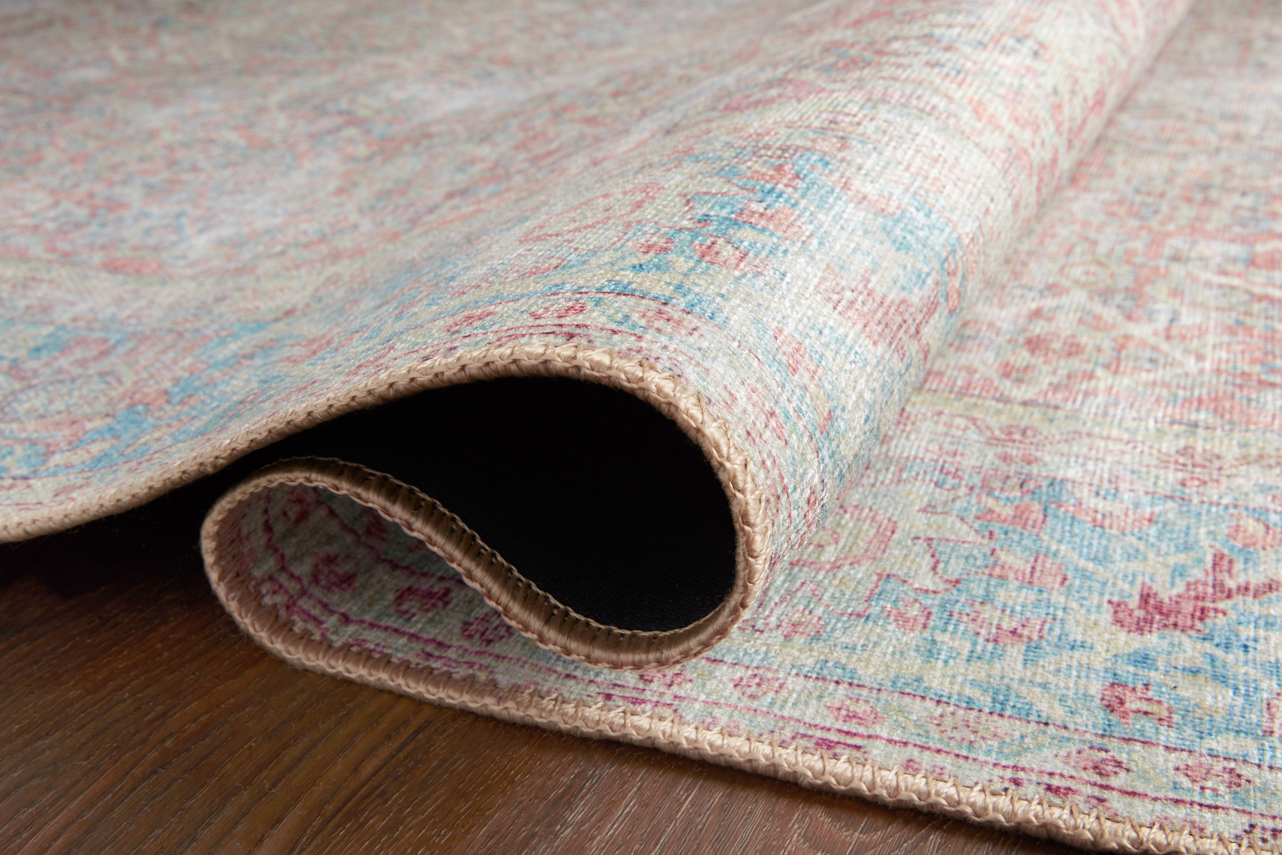 Loloi Wynter Red / Teal Rug RUGS - synthetic Loloi