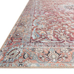 Loloi Wynter Tomato / Teal Rug RUGS - synthetic Loloi