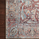 Loloi Wynter Tomato / Teal Rug RUGS - synthetic Loloi