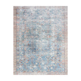 Loloi Wynter Teal / Multi Rug RUGS - synthetic Loloi 18" x 18"
