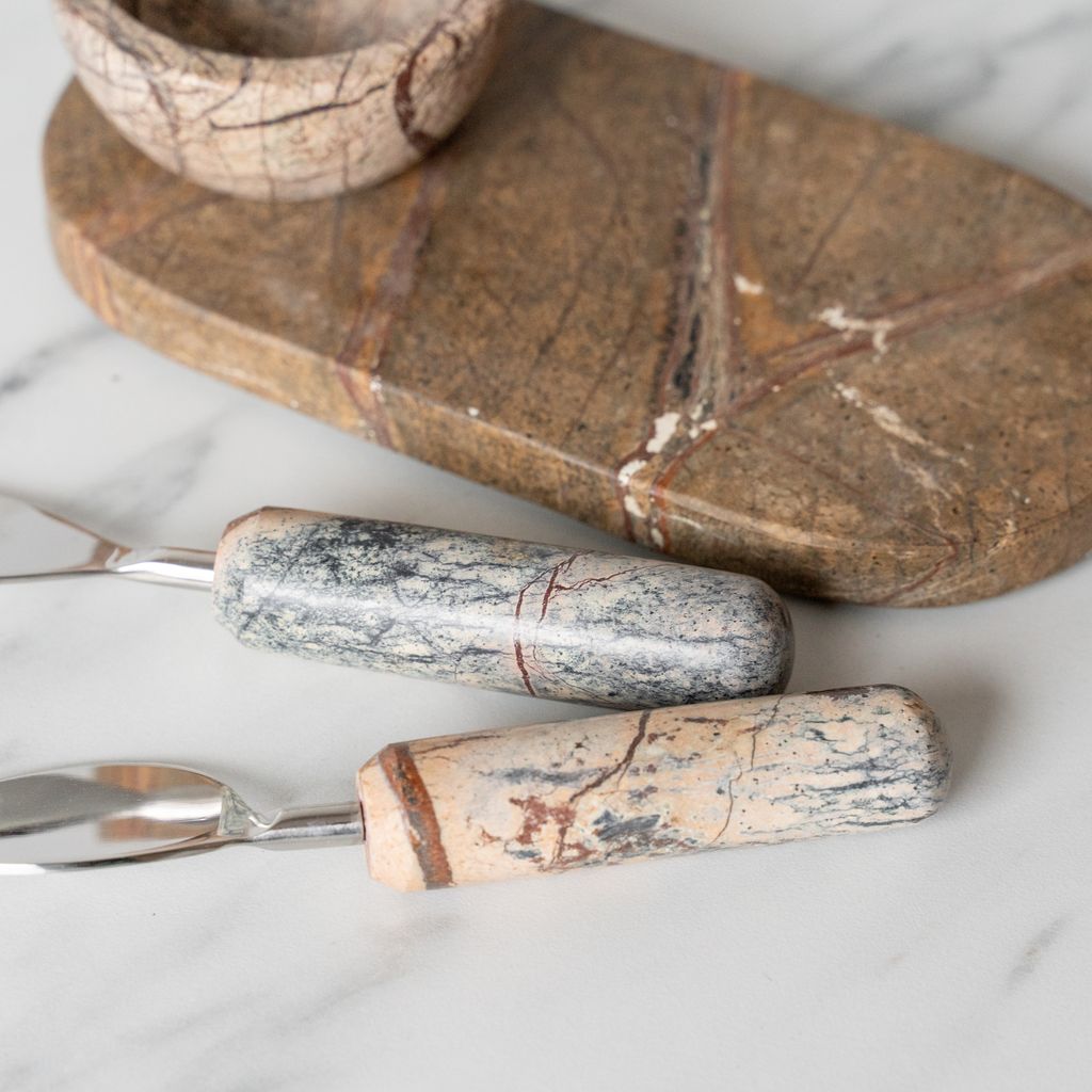 Marble Cheese Knife Set - Rug & Weave