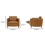 Bridgers Power Recliner Chair FURNITURE - lounge chair Moe's Furniture