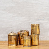 Antique Brass Canister