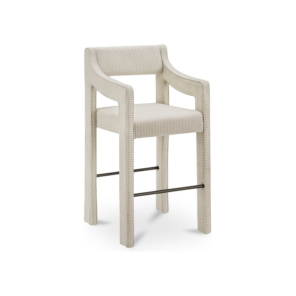 Eliss Counter Stool FURNITURE - counter stools Moe's Furniture White