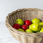 Round Rattan Basket Bowl - Rug & Weave