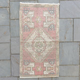 1'4" x 3' Vintage Oushak Rug