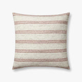 IN-STORE Amber Lewis x Loloi Zephyr Natural Wine Pillow 2 - PILLOWS - essentials - warm Loloi