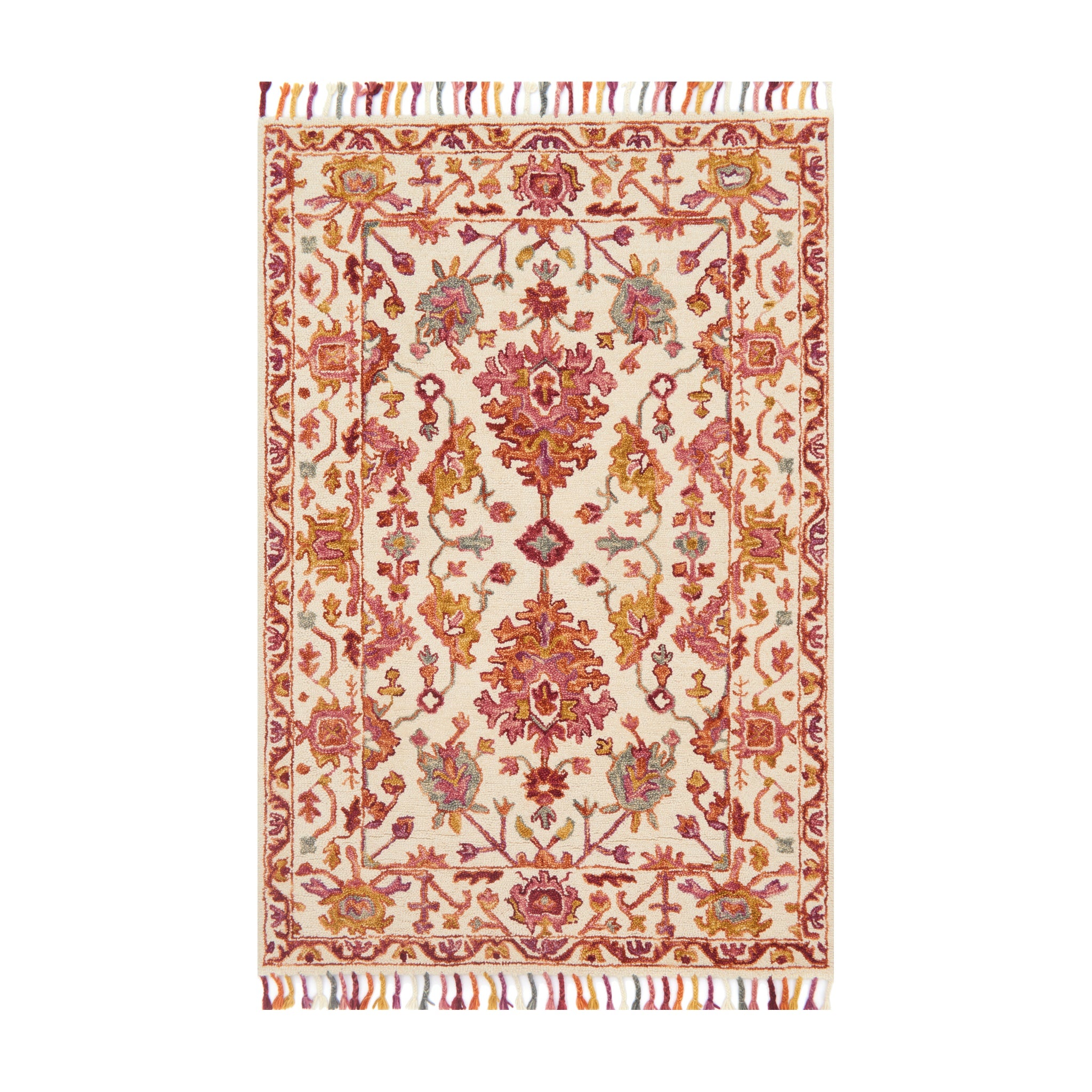 Loloi Zharah Berry Rug RUGS - wool Loloi 18" x 18"