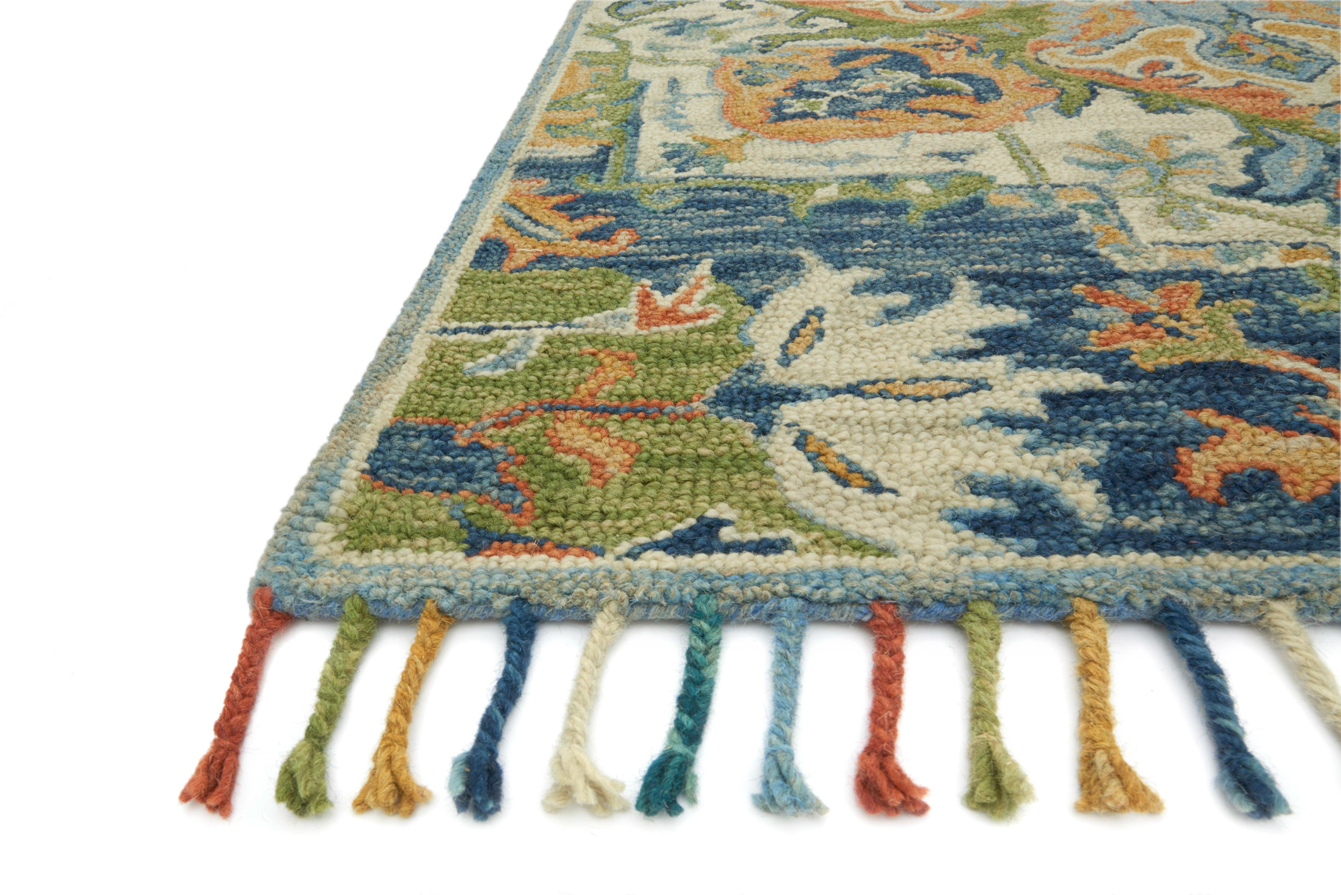 Loloi Zharah Blue / Multi Rug RUGS - wool Loloi