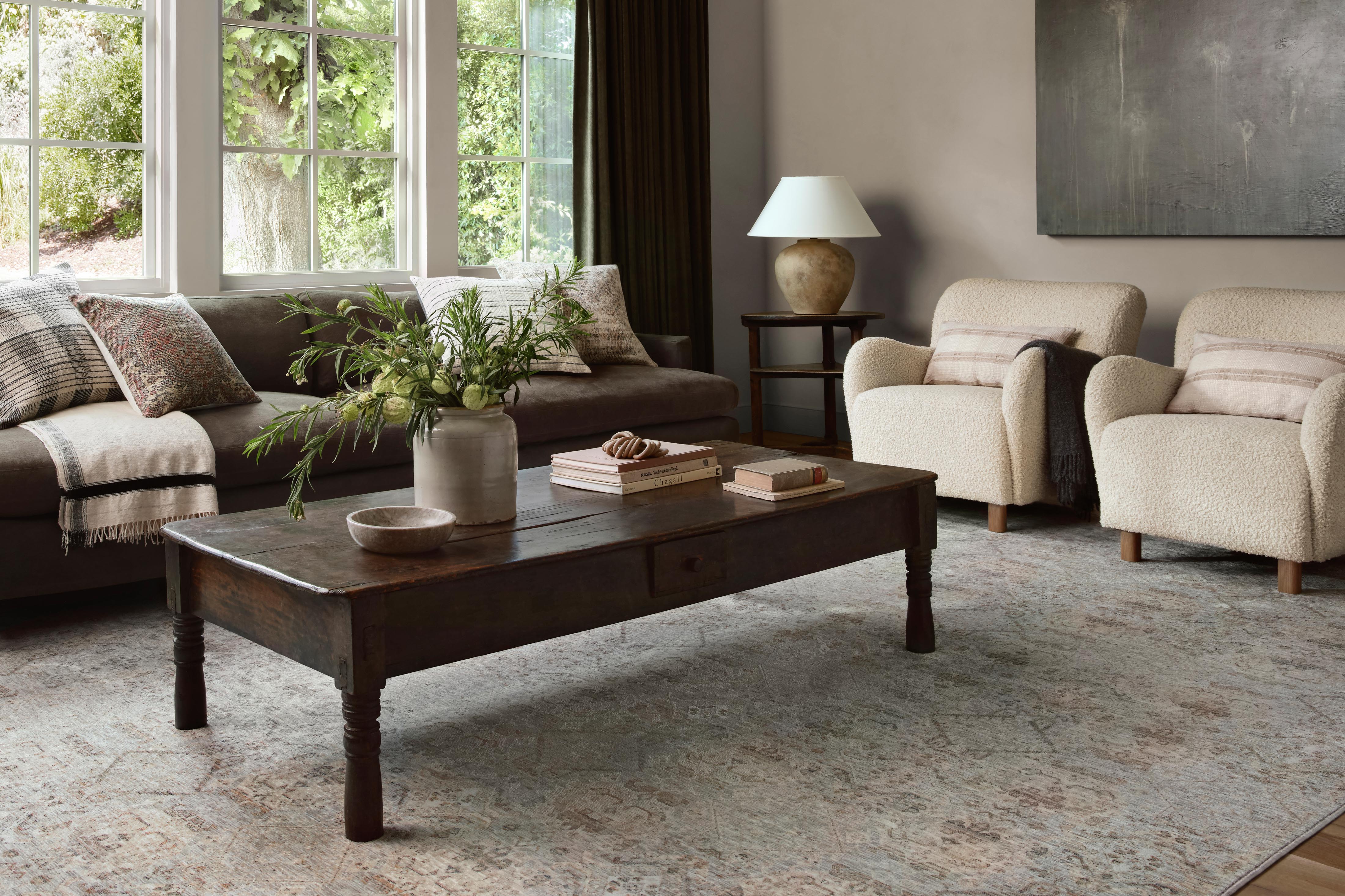 Amber Lewis x Loloi Zuma Silver / Multi 2-RUGS - patterned Loloi