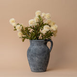 Faux White Pom Pom Stem