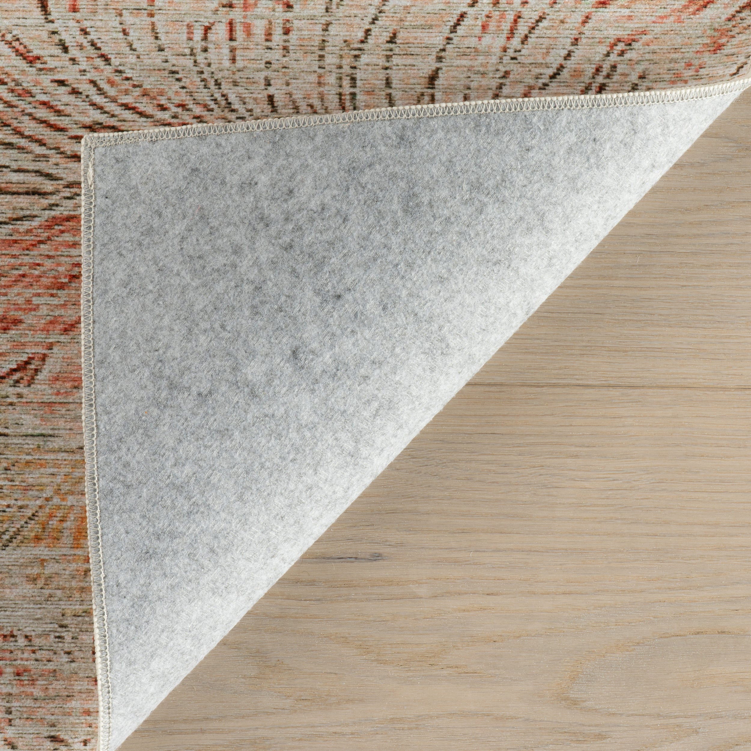 Zell Transitional Floral Machine Washable Rug RUGS - synthetic Dash & Albert