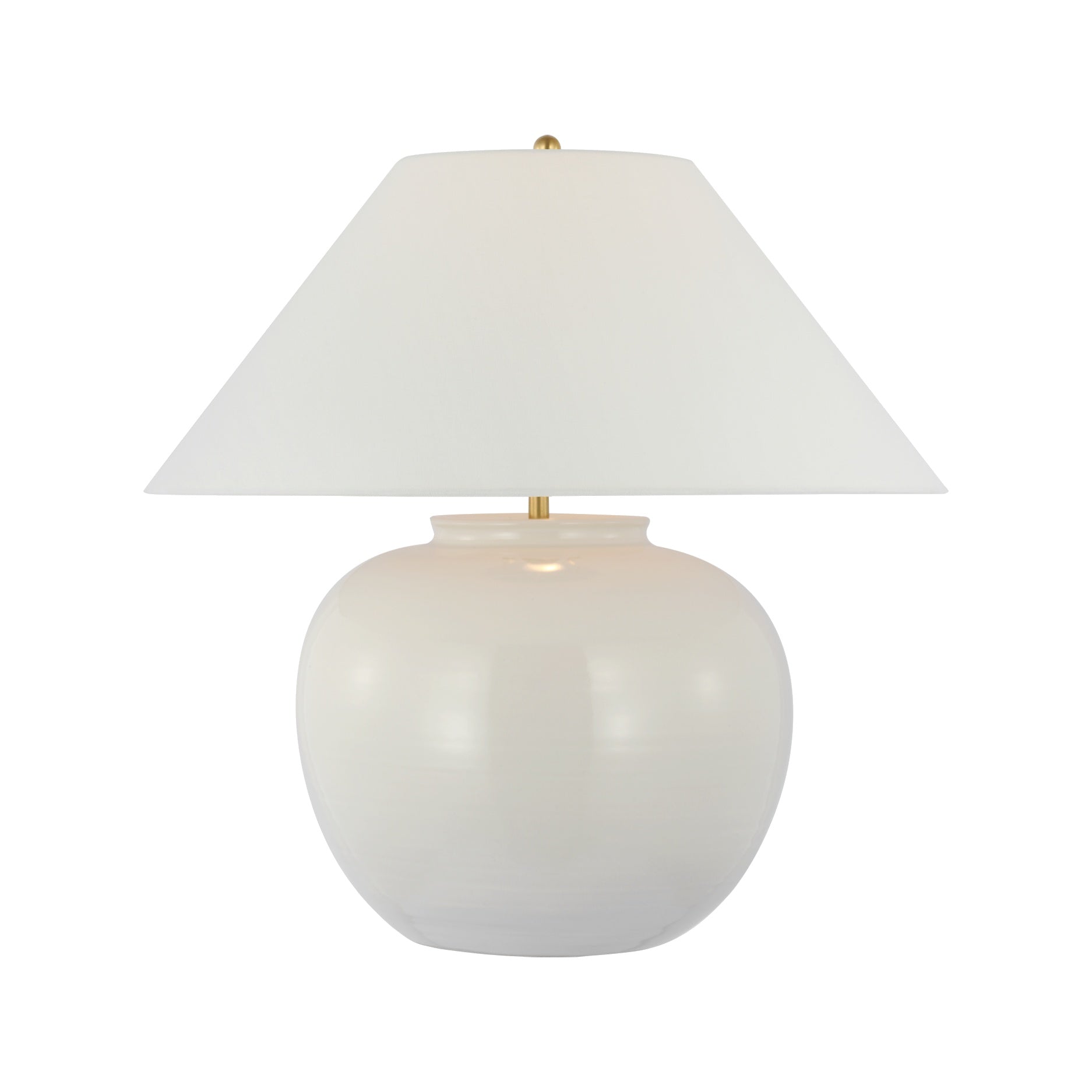 Casey Medium Table Lamp LIGHTING - table lamp Visual Comfort Ivory