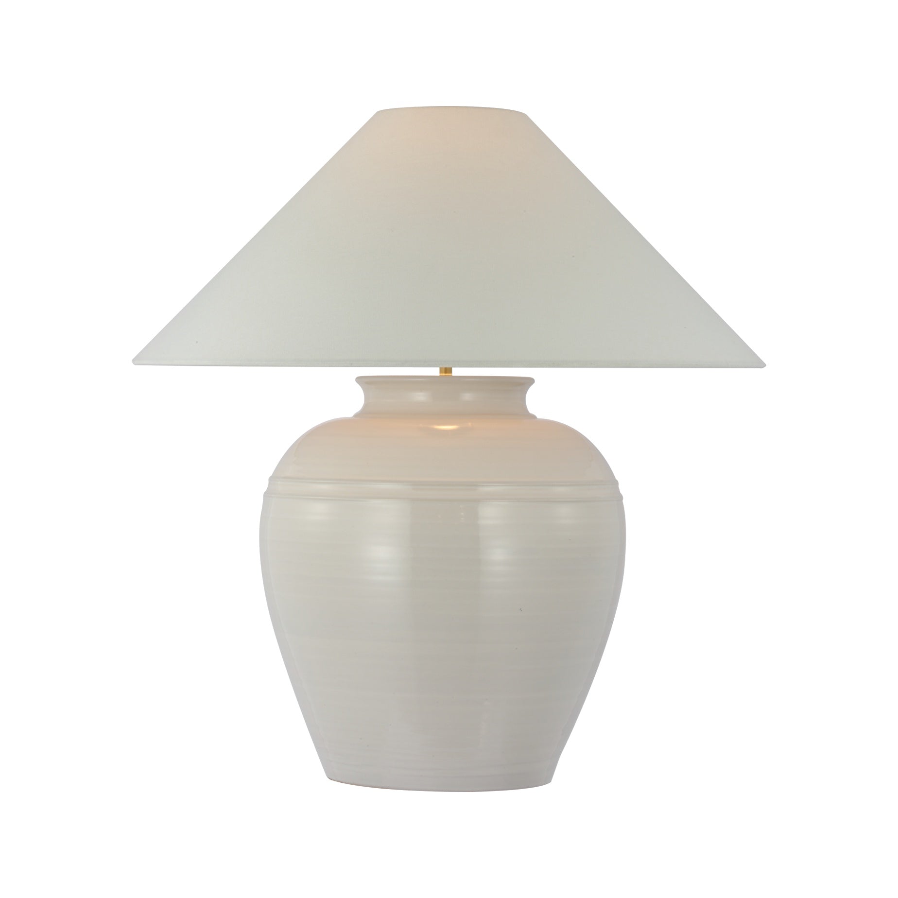 Prado Medium Table Lamp LIGHTING - table lamp Visual Comfort Ivory