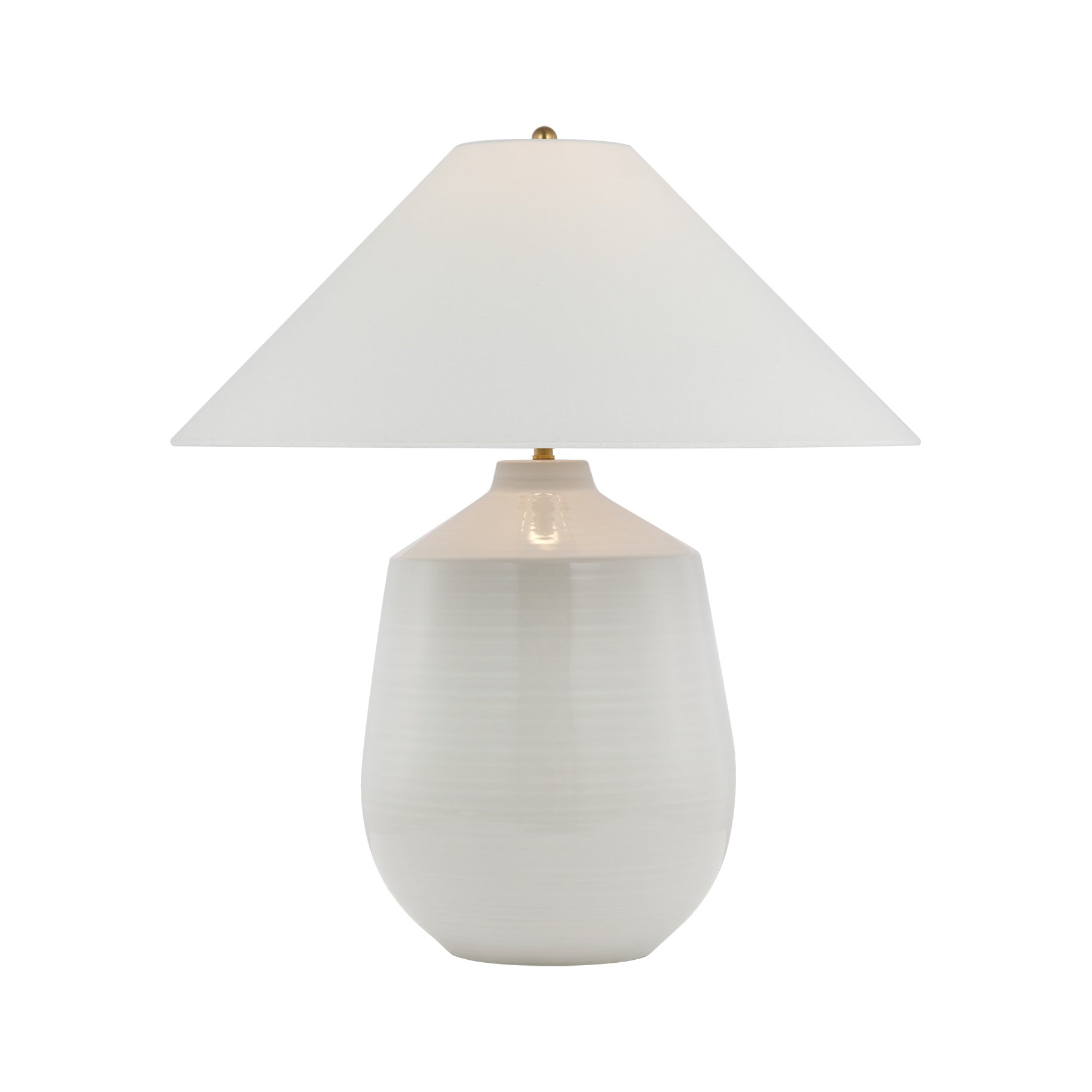 Lillis Large Table Lamp LIGHTING - table lamp Visual Comfort Ivory
