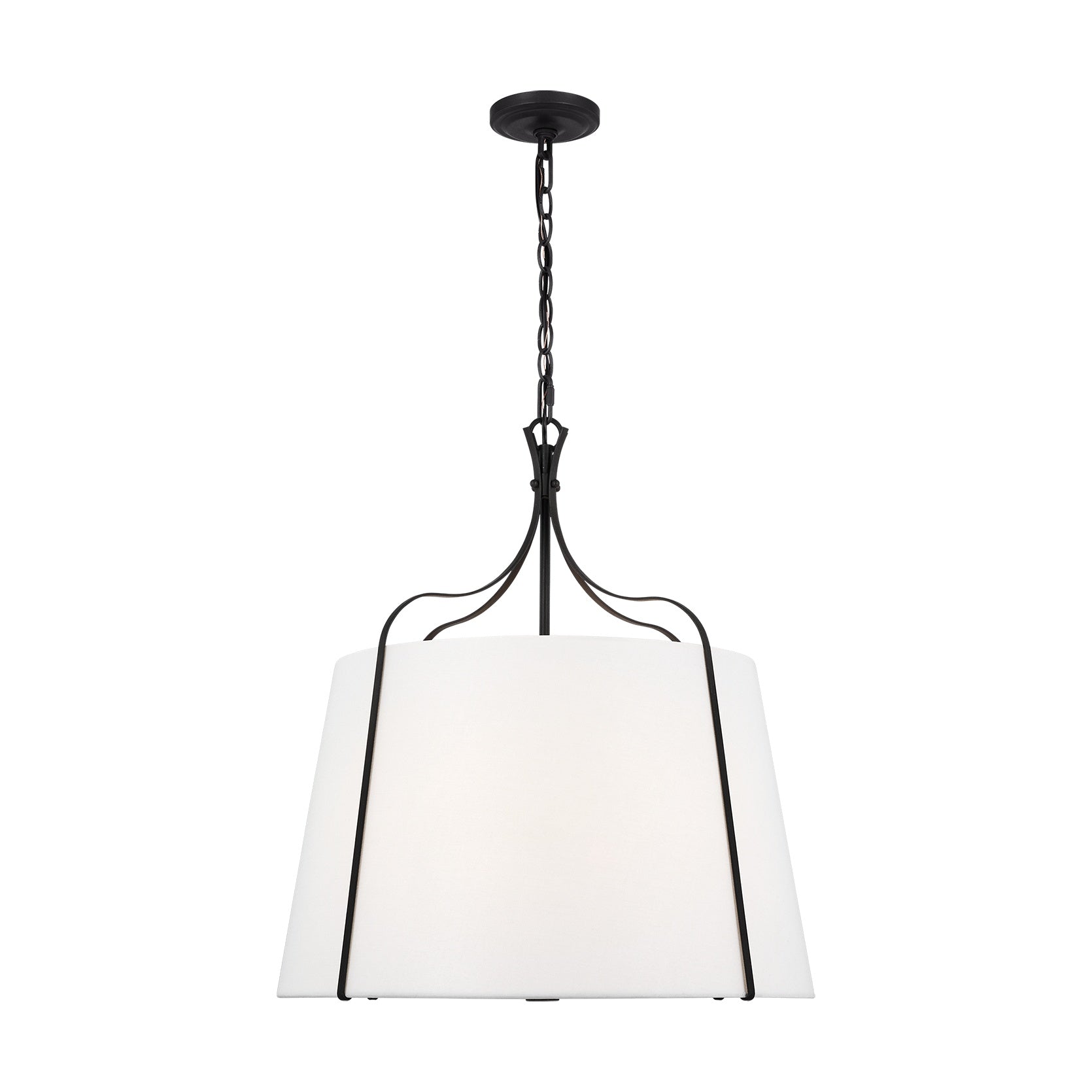 Leander Large Hanging Shade LIGHTING - pendant Visual Comfort - Studio Smith Steel