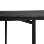 arc dining table - rug & weave