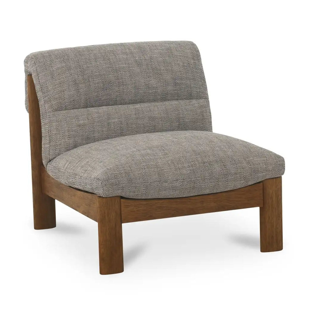 Paxton Accent Chair, Heathered Black
