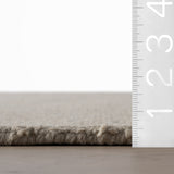 Nate Berkus Hollis Solid Wool Cozy Area Rug RUGS - wool Dash & Albert