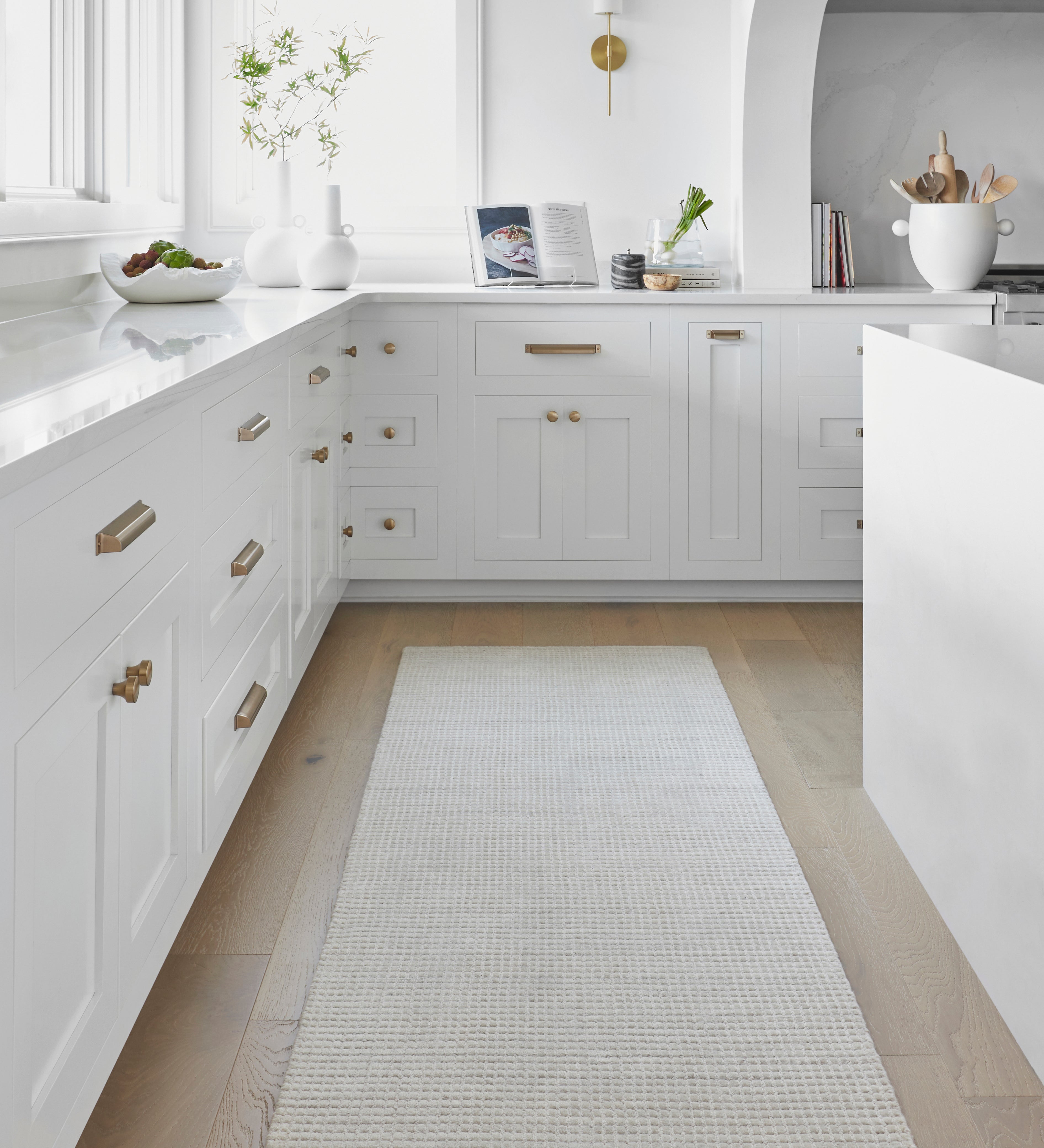 Boston Ivory Handwoven Rug – view 2