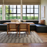Nate Berkus Mateo Striped Wool Cozy Area Rug RUGS - wool Dash & Albert