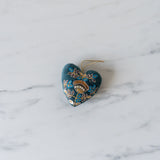 Beaded Velvet Heart Ornament