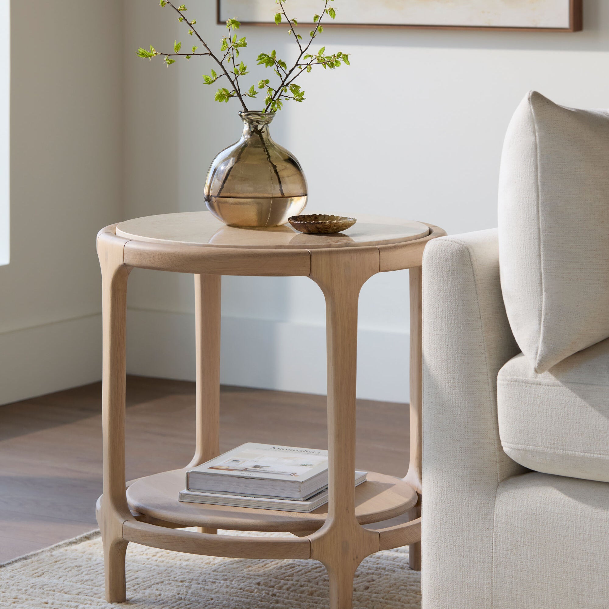 Eve End Table FURNITURE - end table Surya