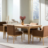 Morin Armless Dining Chair - set of 2 FURNITURE - dining chair Surya