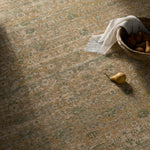 renaissance BORI-2306 Light Beige, Taupe, Tan, Olive Rug - Rug & Weave