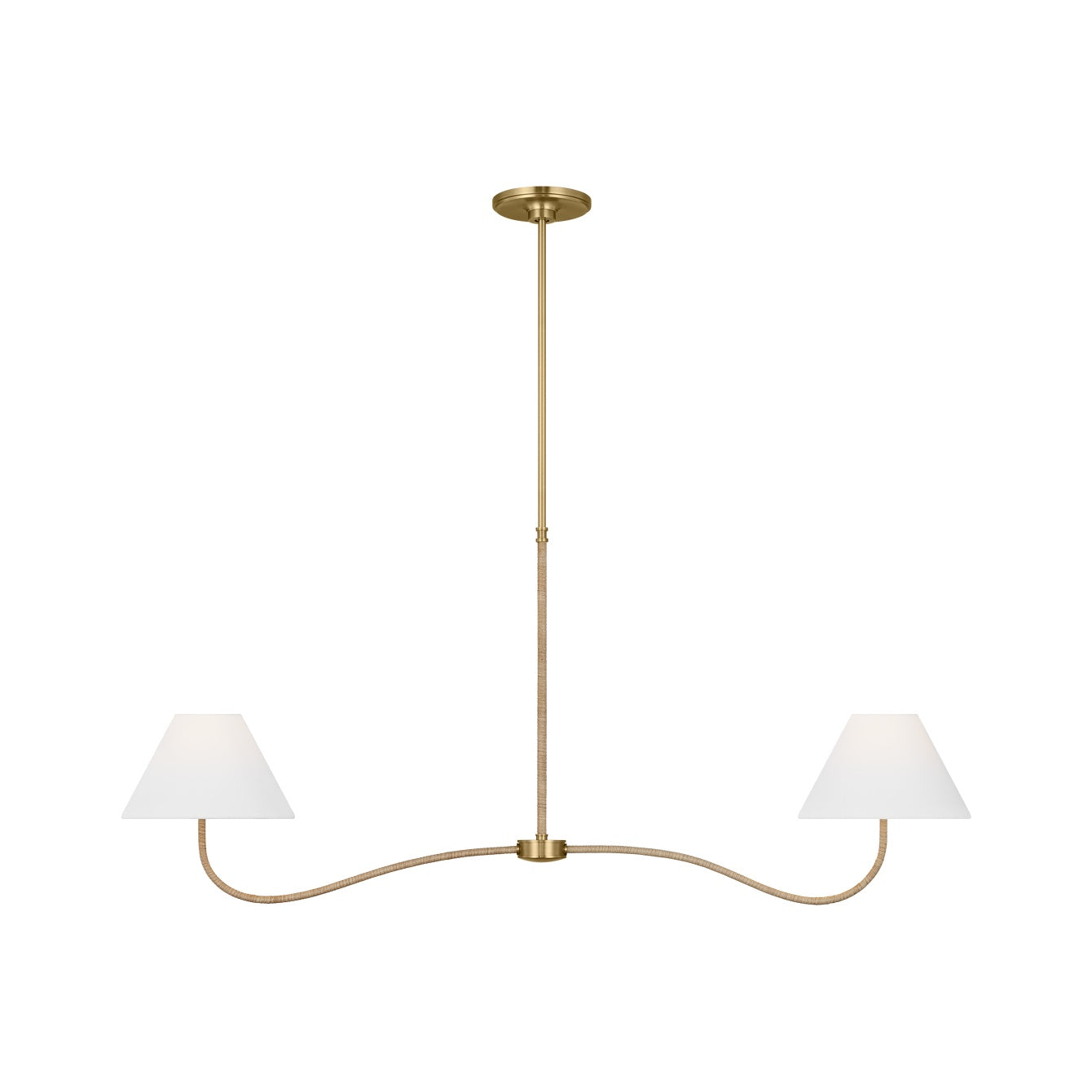 Laguna Large Linear Chandelier LIGHTING - chandelier Visual Comfort