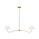 Laguna Large Linear Chandelier LIGHTING - chandelier Visual Comfort