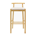 Callum Bar Stool FURNITURE - bar/counter stool Surya Wheat