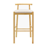 Callum Bar Stool FURNITURE - bar/counter stool Surya Wheat