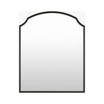 Clancy Mantel Mirror MIRROR - Mantel Mirror Surya Black
