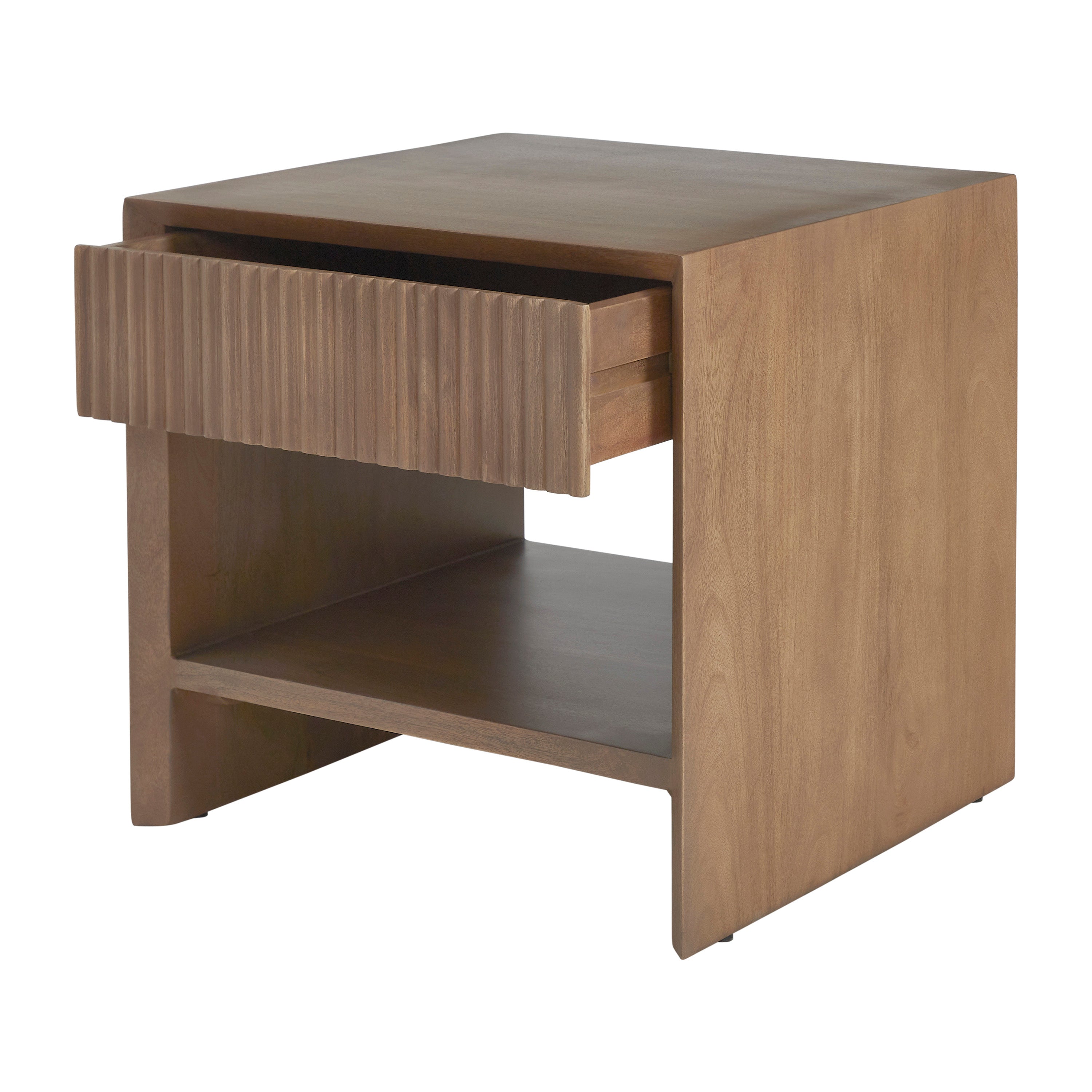 Jaime Mango Wood Side Table FURNITURE - side table Renwil