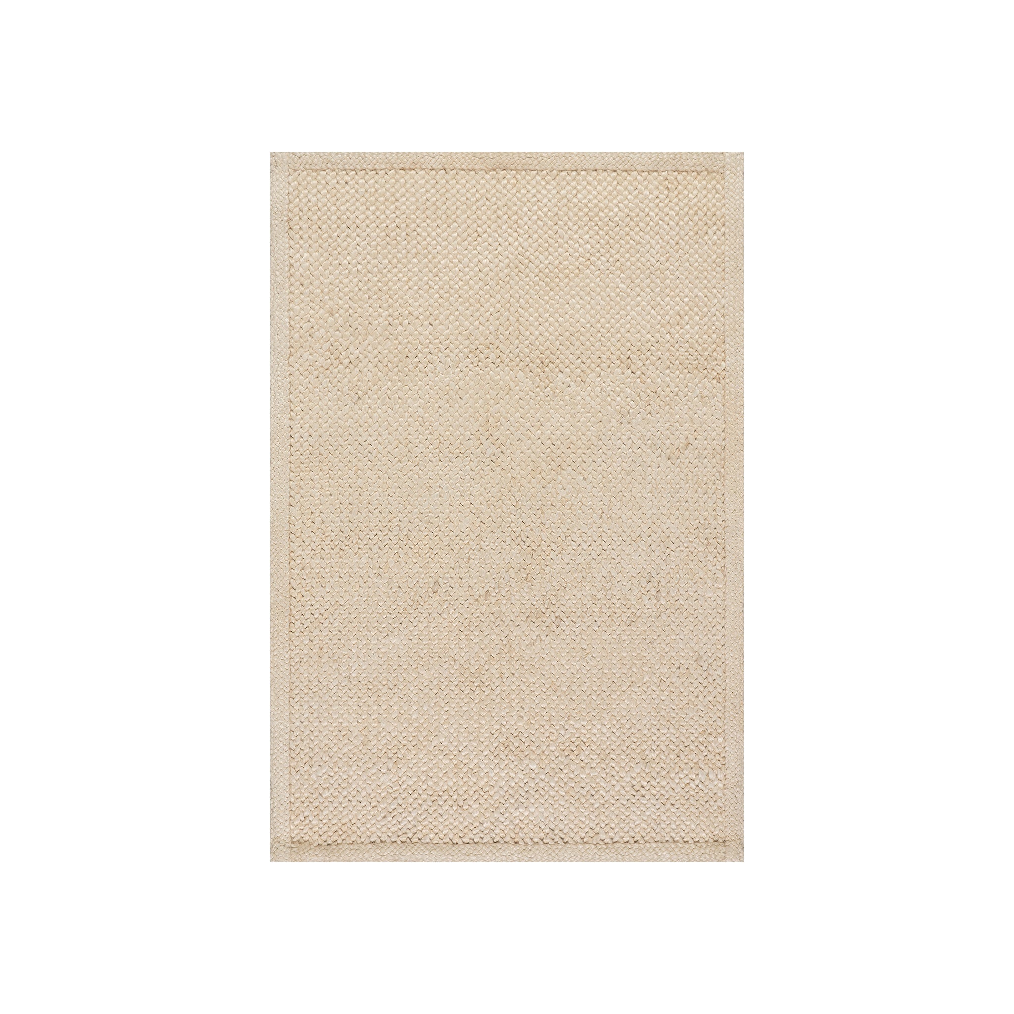 Thale Textured Handmade Jute Rug RUGS - jute Dash & Albert Bleach 2' x 3'