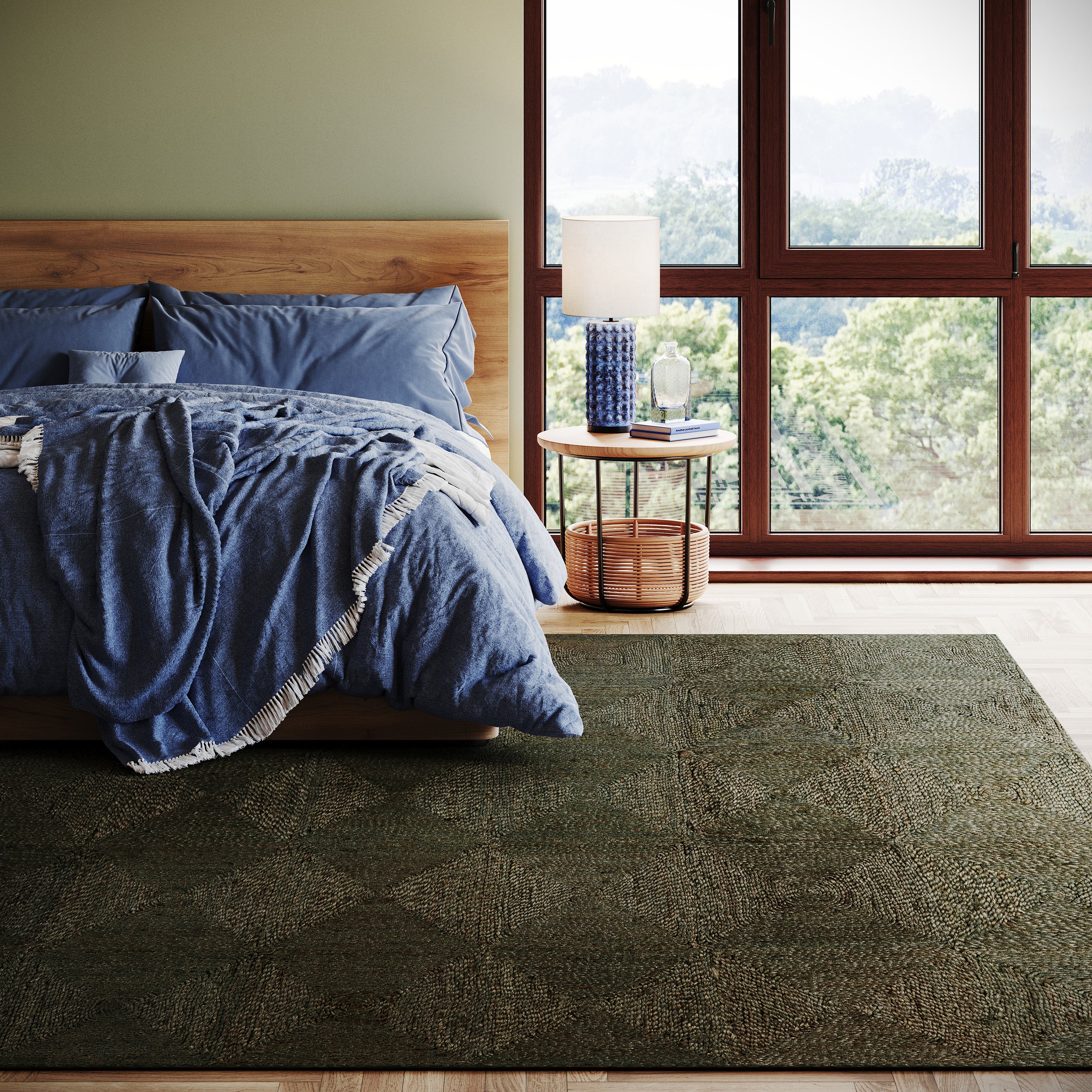 Laux Textured Handmade Jute Rug