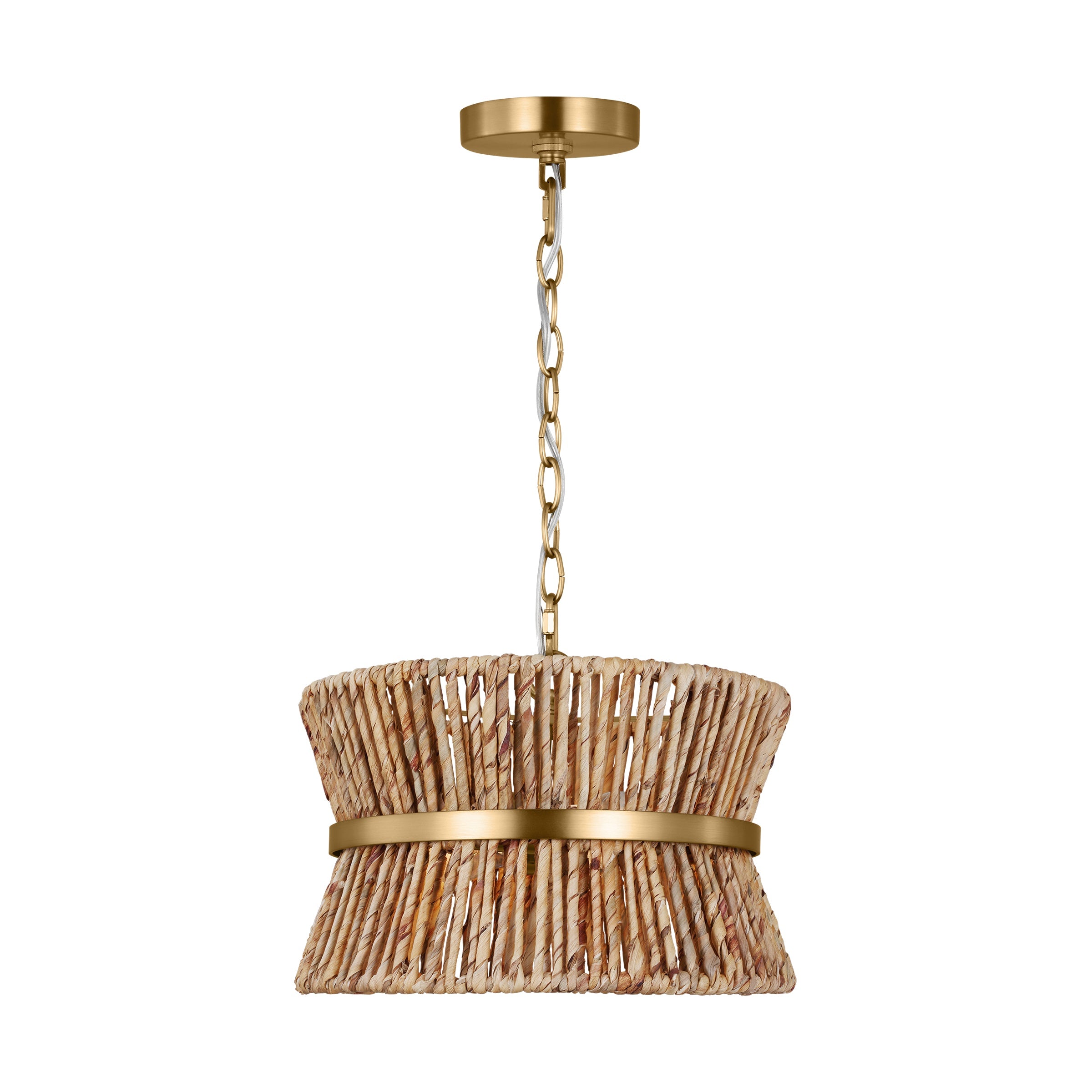 Thurlo Small Hanging Shade LIGHTING - pendant Visual Comfort Satin Brass